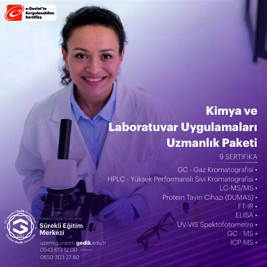 Kimya ve Laboratuvar Uygulamaları Uzmanlık Paketi